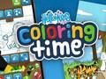 Spel Hallo kinders Kleurtyd  aanlyn