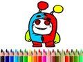 Spel Terug skool toe: OddBods Kleurboek  aanlyn