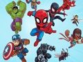 Spel Marvel Superheroes -geheue aanlyn