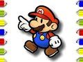 Spel Terug Skool toe Mario Coloring  aanlyn