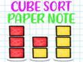 Spel Kubus Sorteer Papier Nota  aanlyn