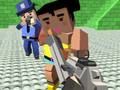 Spel GunGame-skietoorlogvoering: blokagtige gangster  aanlyn