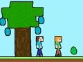 Spel Steveman en Alexwoman: Paaseier  aanlyn