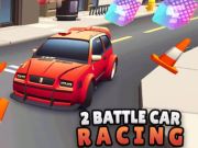 Spel 2-speler Battle Car Racing  aanlyn