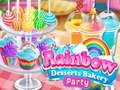 Spel Rainbow Desserts Bakery Party aanlyn