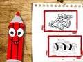Spel Terug Skool Motors Kleurboek  aanlyn