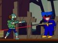 Spel Huggy Wuggy vs Zombies aanlyn