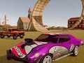 Spel Crash Cars Crazy Stunts in die platteland aanlyn Spel Crash Cars Crazy Stunts in die platteland aanlyn