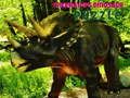 Spel Triceratops dinosourus legkaart  aanlyn