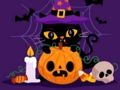 Spel Grumpy Halloween Cats Jigsaw aanlyn