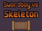 Spel Swordboy vs skelet  aanlyn