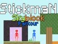 Spel Stickman Skyblock Parkour aanlyn