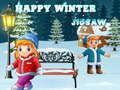Spel Gelukkige winter legkaart  aanlyn
