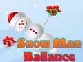 Spel Sneeuman-balans  aanlyn
