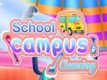 Spel Skoolkampus Skoonmaak  aanlyn