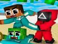 Spel Squid Game vir Minecraft  aanlyn