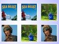 Spel Die Sea Beast Memory Card Match  aanlyn