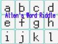 Spel Allen se Woordraaisel  aanlyn