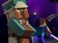 Spel Minecraft: red die dorp aanlyn