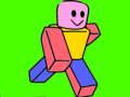 Spel Terug Skool toe Noob Kleurboek  aanlyn