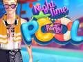 Spel Nagtyd swembadpartytjie  aanlyn