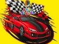 Spel Terug skool toe: Renmotor-kleurboek  aanlyn