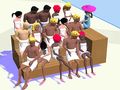 Spel Sauna hardloop  aanlyn