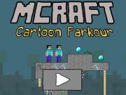 Spel Mcraft Cartoon Parkour aanlyn