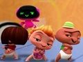 Spel Mini Beat Power Rockers: Engelse uitdaging  aanlyn