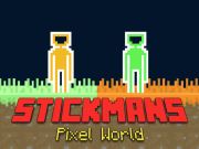 Spel Stickmans Pixel World aanlyn
