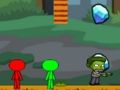 Spel Stickman Bros vs Zombies aanlyn