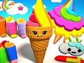 Spel Inkleurboek: Roomys  aanlyn