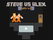 Spel Steve vs Alex Jailbreak aanlyn