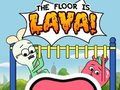 Spel Appel en uie vloer is Lava  aanlyn