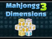 Spel Mahjongg 3 afmetings  aanlyn