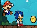 Spel Super Mario en Sonic  aanlyn