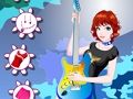Spel Kitaarspeler Meisie  aanlyn