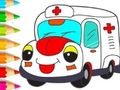 Spel Inkleurboek: Ambulans  aanlyn