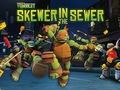 Spel Teenage Mutant Ninja Turtles: Skewer in die riool aanlyn