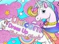 Spel Unicorn Dress Up Kleurboek  aanlyn
