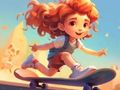 Spel Inkleurboek: Ry skaatsplank  aanlyn