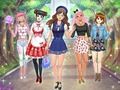 Spel Hoërskool Anime Dress Up  aanlyn