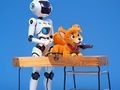 Spel Inkleurboek: Robot En Hond  aanlyn