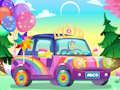 Spel Dekor reënboogmotor aanlyn