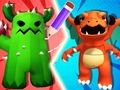 Spel Slag van Monster: Tekening  aanlyn