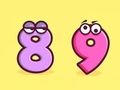 Spel Inkleurboek: Nommer 8-9  aanlyn