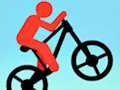 Spel Stickman Bike Runner aanlyn