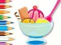 Spel Inkleurboek: Ice Cream Sundae  aanlyn