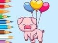 Spel Inkleurboek: Ballonvark  aanlyn