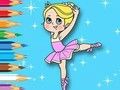 Spel Inkleurboek: Balletmeisie  aanlyn